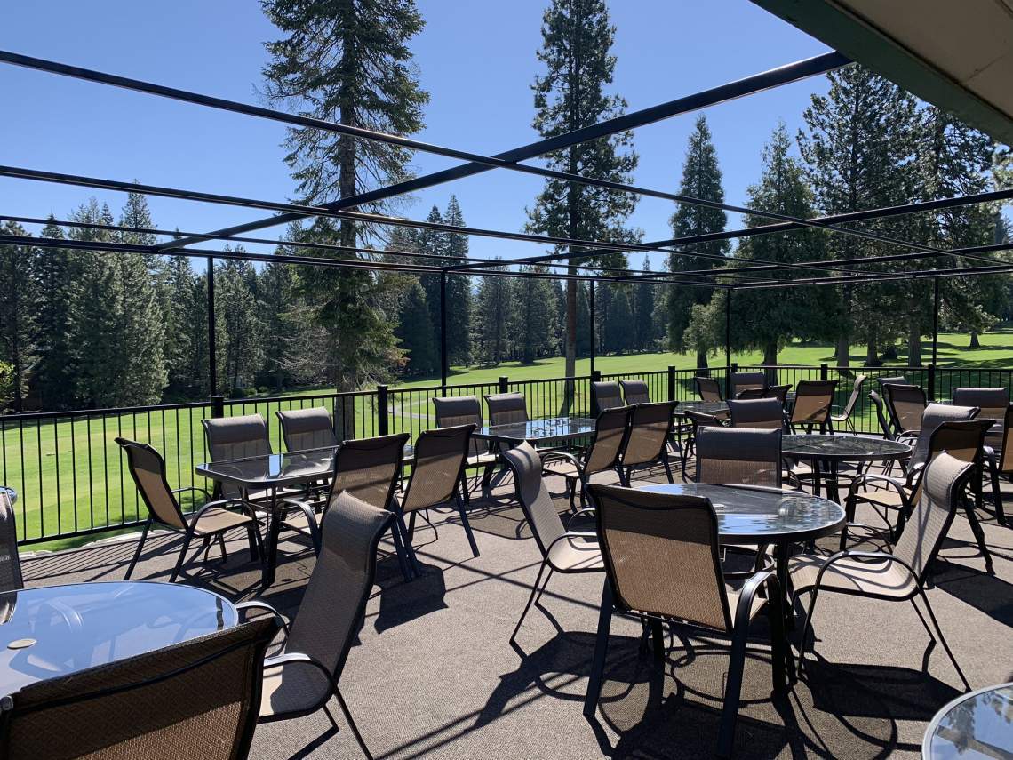 Almanor West Outside Dining